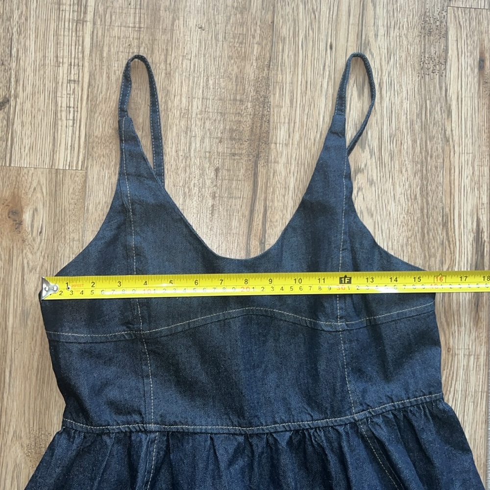 NEW! Zara Denim Pinafore Dress - Picture 10 of 10